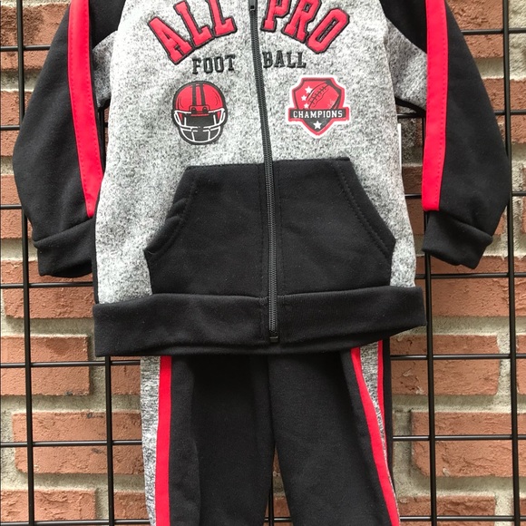🔥🔥SALE🔥🔥Football Sweatsuit NWT 2T - Picture 3 of 3